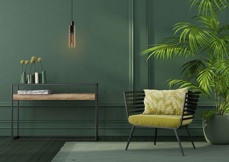 Lucide ORLANDO - Závesné svietidlo - Ø 10 cm - 1xE27 - Smoke Grey